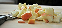slices of apple