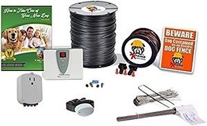 eXtreme Dog Fence - Second Generation In-Ground Electric Dog Fence Easy Installation D.I.Y. Kit - Feature Rich Transmitter