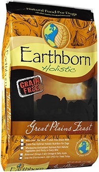 Earthborn Holistic Great Plains Feast Grain-Free Dry Dog Food, 5-Pound Bag