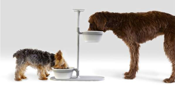 18 inch elevated dog bowls