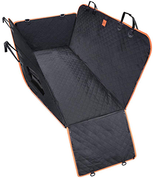 Lantoo Dog Seat Cover, Large Back Seat Pet Seat Cover Hammock for Cars, Trucks, SUVs with Nonslip Backing, Side Flaps, Waterproof, Soft Lantoo Dog Seat Cover, Large Back Seat Pet Seat Cover Hammock for Cars, Trucks, SUVs with Nonslip Backing, Side Flaps, Waterproof, Soft