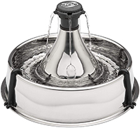 PetSafe Drinkwell 360 Multi-Pet Stainless Steel Dog and Cat Fountain, Filtered Water, 128 oz. Water Capacity PetSafe Drinkwell 360 Multi-Pet Stainless Steel Dog and Cat Fountain, Filtered Water, 128 oz. Water Capacity