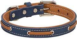 Weaver Pet Deck Leather Dog Collar