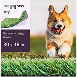 MEGAGRASS Pet Turf for Extra Small, Medium, Large, and Extra Large Dogs - Indoor and Outdoor Artificial Grass Patch and Synthetic
