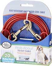 Four Paws Medium Weight Tie Out Cable