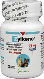 Vetoquinol Zylkene Behavior Support Capsules Small Dog & Cat Supplement