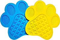 Lick Mat for Dogs & Cats 2 Pack Slow Treater Mat with Suction Cups for Pet Shower Healthy Feeder Calming Peanut Butter Dispenser Licking Pad for Anxiety Relief Bath Distraction & Grooming