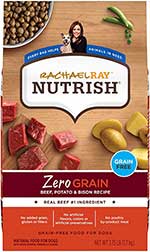 Rachael Ray Nutrish Zero Grain Natural Beef, Potato & Bison Recipe Grain-Free Dry Dog Food