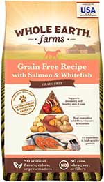 Whole Earth Farms Grain-Free Salmon & Whitefish Dry Dog Food