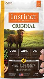 Instinct Original Grain-Free Recipe with Real Chicken Freeze-Dried Raw Coated Dry Dog Food
